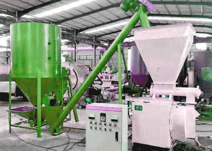 Feed Mixing & Crushing Line